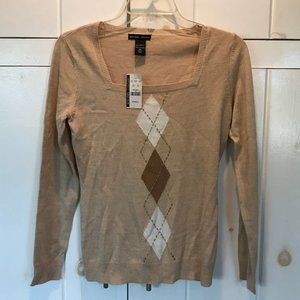 New York & Company Argyle sweater, XS